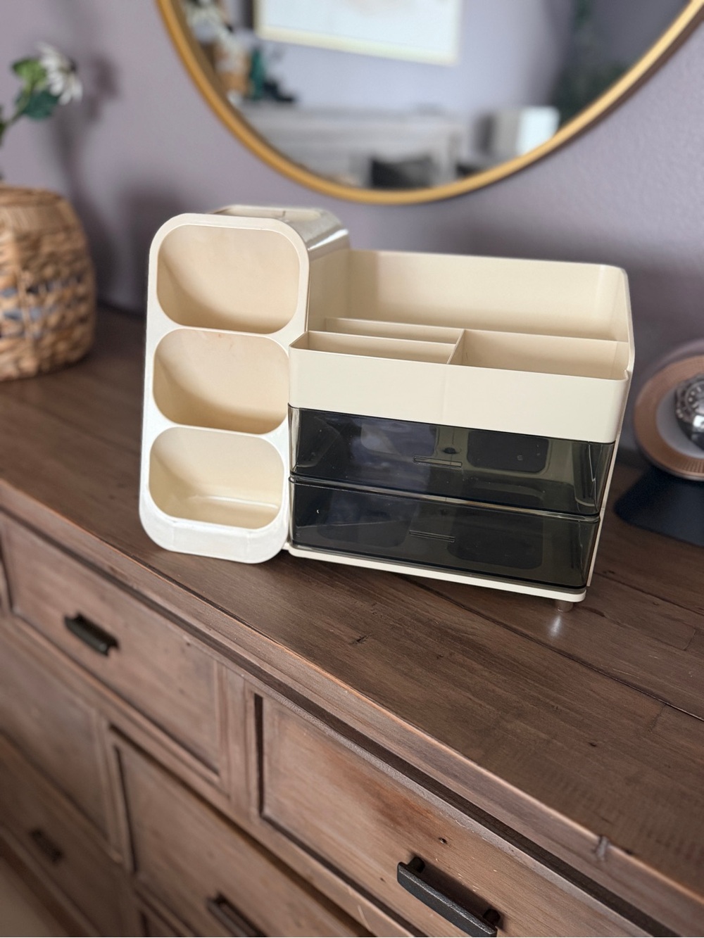 Multipurpose Cream Cosmetic & Desk Organizer /vanity organizer